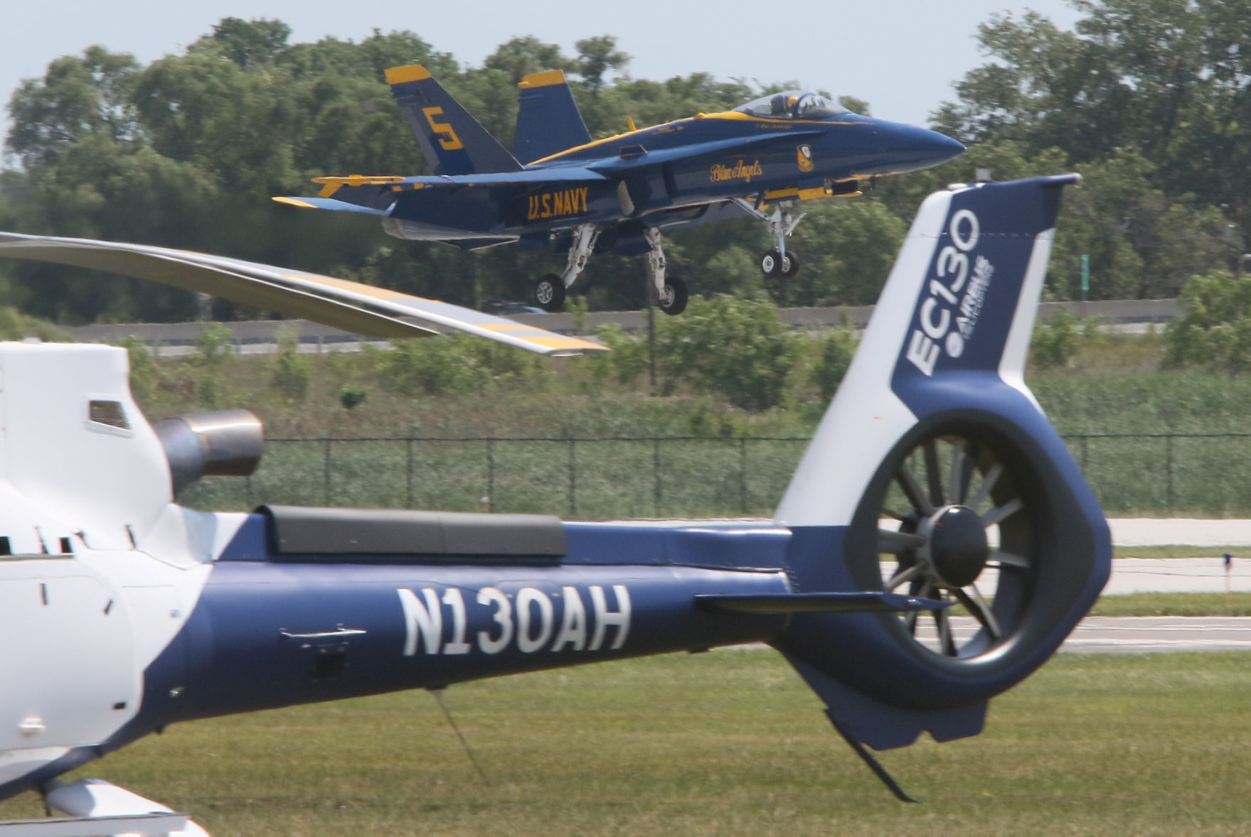 The Blue Angels Arrive in Gary